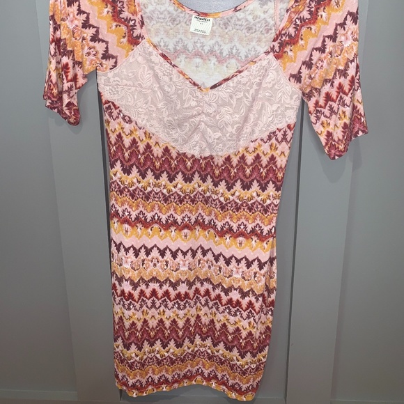 Free People Lace Floral Bodycon Dress - Picture 3 of 9